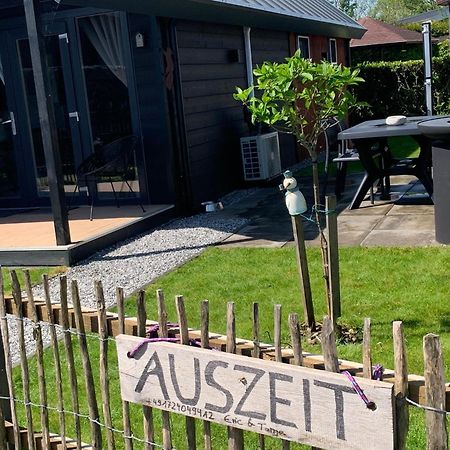 Tiny Haus Auszeit Am See Lathum Buitenkant foto